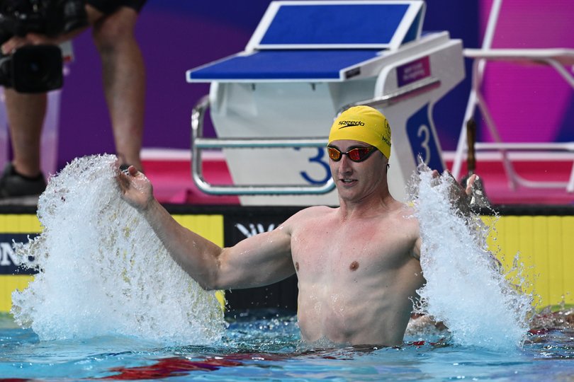 McEvoy celebrates.