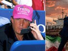 Donald Trump takes to Truth Social with several AI images.
