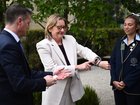 Victorian Premier Jacinta Allan alongside Victorian Deputy Premier Ben Carroll in April.
