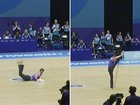 Mop Man has stolen the show at the Commonwealth Games.