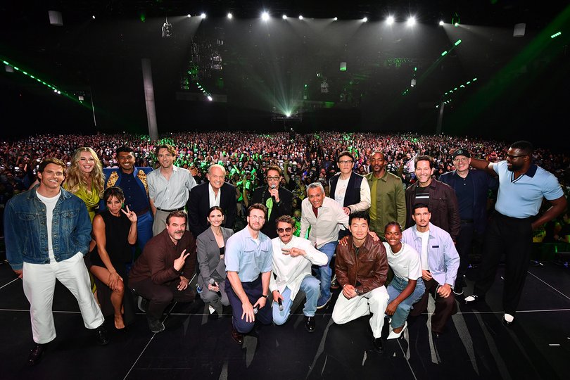 The Avengers: Doomsday cast at San Diego Comic-Con.