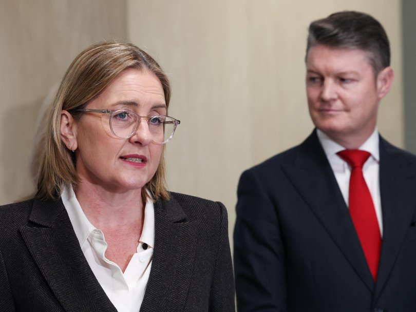 Ben Carroll, right, is a very different politician to Premier Jacinta Allan, left, say Labor activists who know them both.