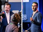 Muslim Labor MP Ed Husic doubled down on his Palestine stance after the Labor National Conference while Josh Burns, right, downplayed the effect of the stoush on the party.