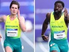 Australian sprinters Rohan Browning and Eddie Nketia are through to the semifinals of the Men’s 100m in Glasgow.