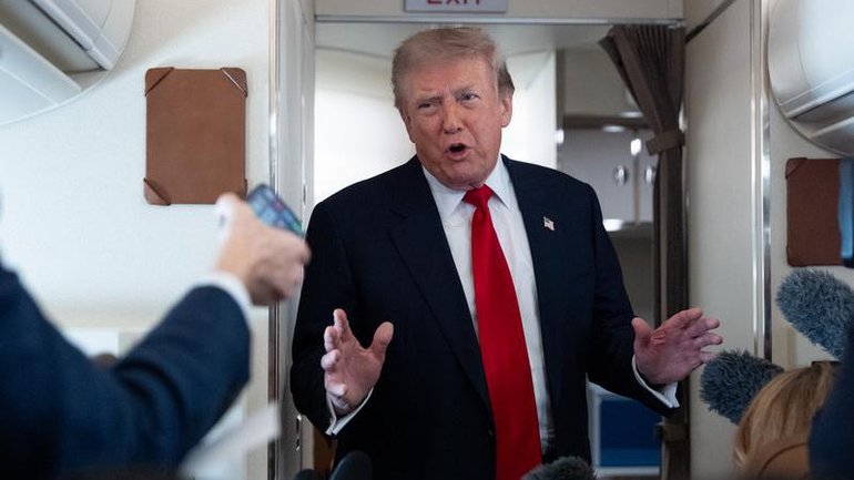 US President Donald Trump has told reporters "there's a good chance that something could happen". 