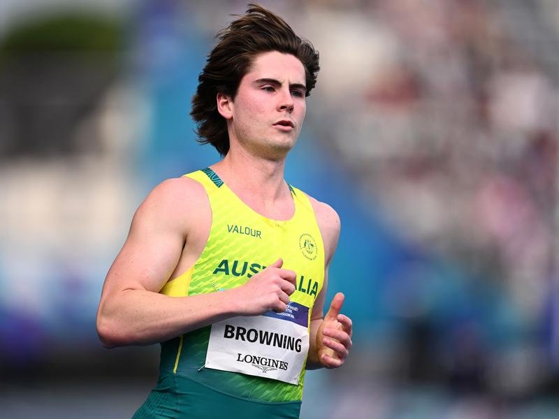 Star sprinter Rohan Browning believes the structure of the 100m program in Glasgow is simply unfair. (Joel Carrett/AAP PHOTOS)