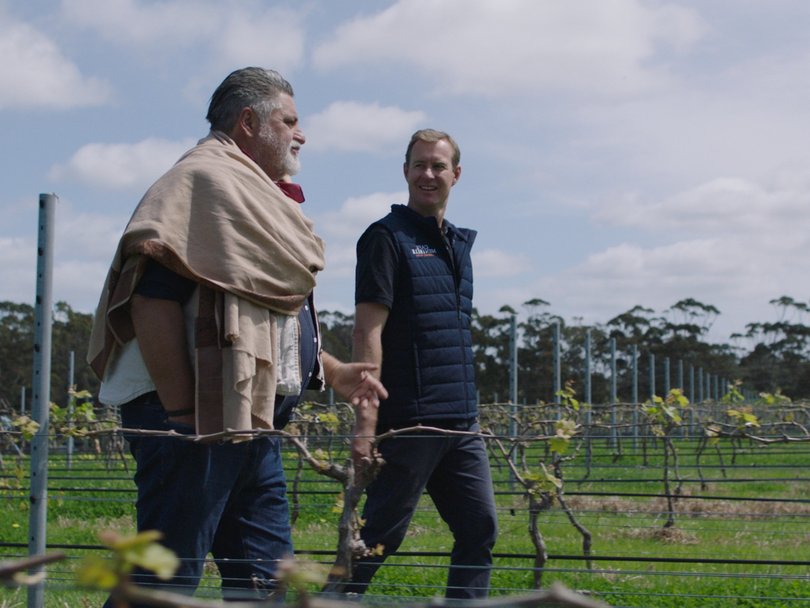 Matt Preston visited Cape Mentelle vineyard in Margaret River.