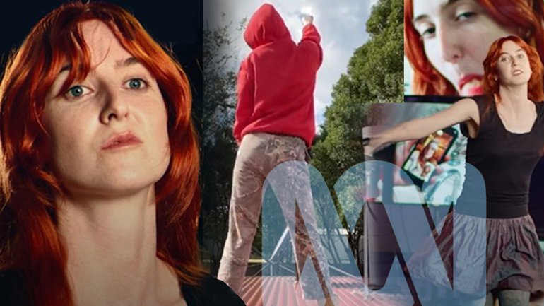 Comedian Kate McGuinness’ posts on Instagram, including one were she twerks to the Last Post. 