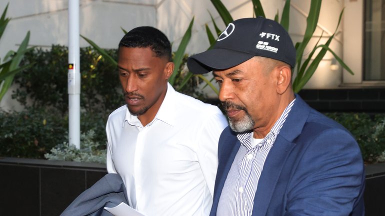 Yung Filly arrives at the Perth District Court.