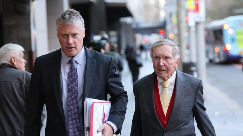 Mr O'Hara with lawyer Paul McGirr. Picture: NewsWire / Damian Shaw