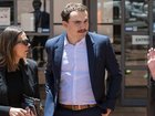 Thomas Gottaas (centre), a former teacher's aide who admited to abusing a dozen children. NewsWire / Simon Bullard.,