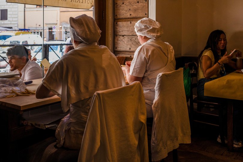 Osteria da Fortunata and Come ‘na Vorta lead Rome's pasta-window trend.