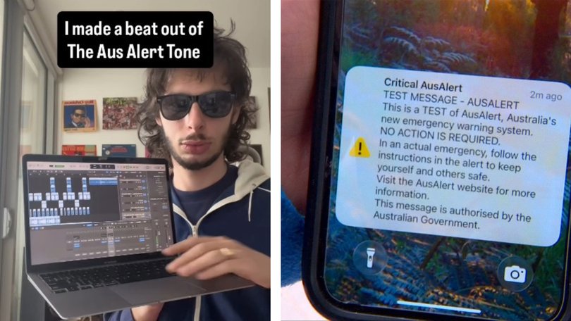 Con Coutis has shared a catchy dance track mash up of the AusAlert tone.