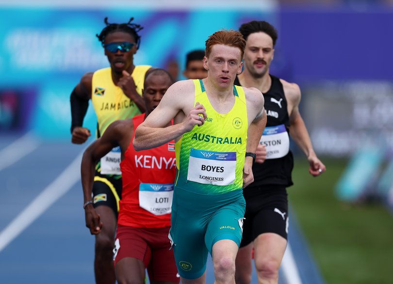 Luke Boyes in action.