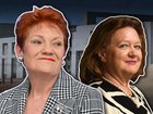 One Nation leader Pauline Hanson travelled to Europe with the help of mining magnate Gina Rinehart. (Susie Dodds/AAP PHOTOS)