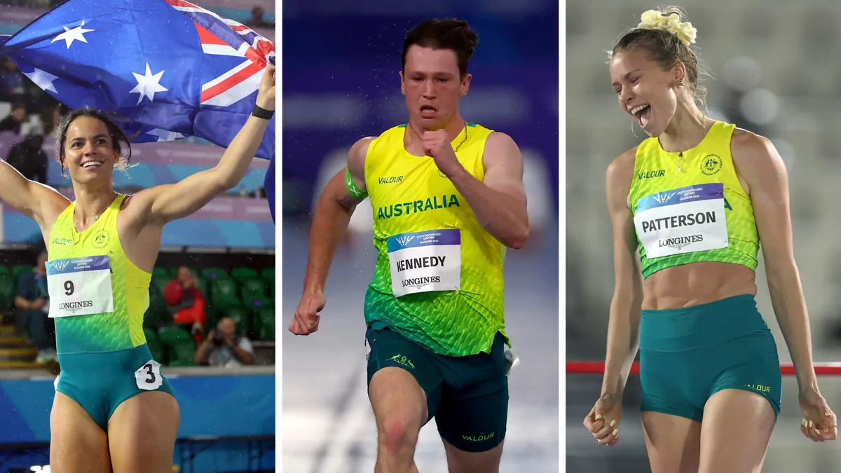 Commonwealth Games: Lachie Kennedy and Torrie Lewis set national 100m records but pipped to gold medals
