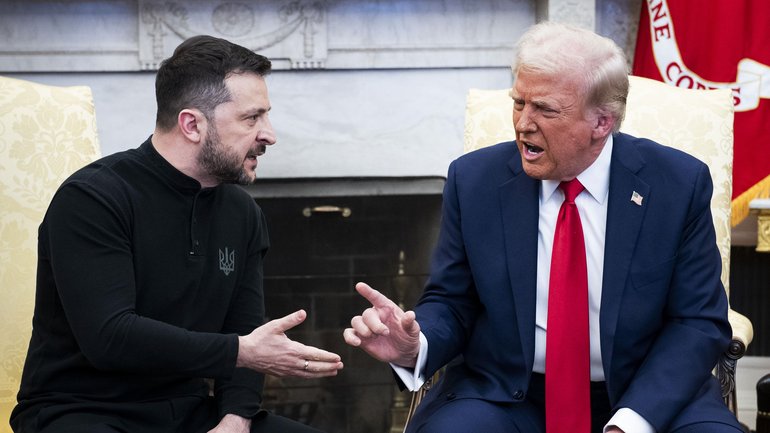 President Volodymyr Zelenskiy’s meeting with US President Donald Trump was closed to the media. 