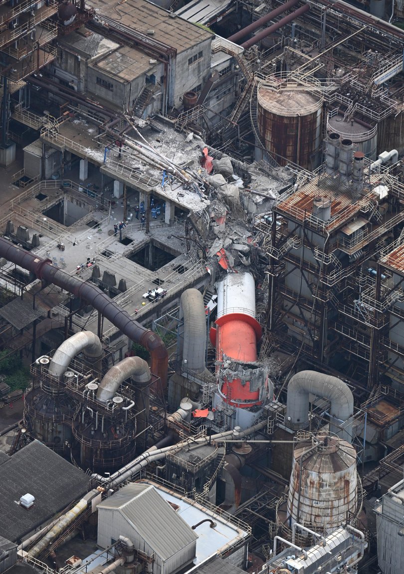 The Nippon Paper Industries mill was destroyed in the earthquake.