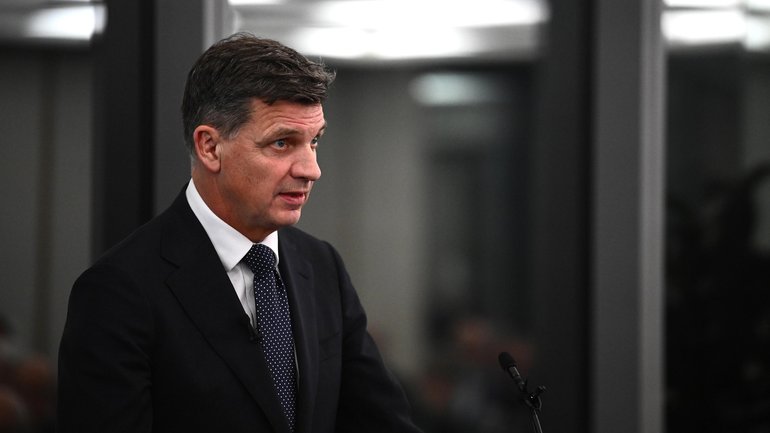 Opposition leader Angus Taylor has denied donating funds to the Christian group.