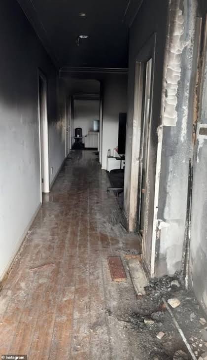 The suspicious fire destroyed Lyndon’s Melbourne home and everything inside.