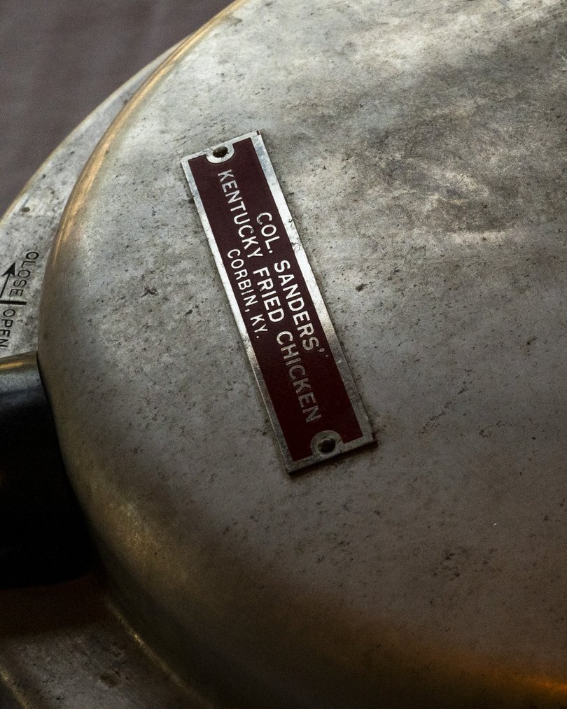 One of several pressure cookers Harland Sanders used to perfect a fast-frying method so ingenious that KFC is now the world’s third-most valuable restaurant brand.