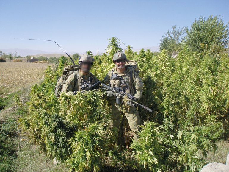 Commando Bram Connolly in Mirabad Valley, Afghanistan, in 2008.
Source: Bram Connolly