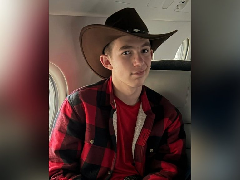 Levi Strobel, 15, was killed when he was struck by lightning while hiking.