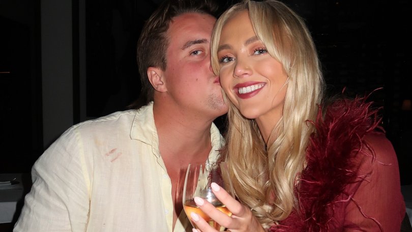 Annie Knight and her fiance Henry Brayshaw.