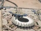 Saudi Arabia's defence ministry has released a video of jet fighters during an announcement of joint US strikes on Iraq.