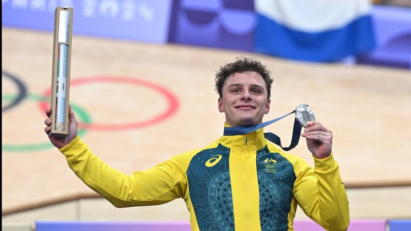 Matt Richardson changed allegiances after winning three medals at the the Paris Olympics. (Dave Hunt/AAP PHOTOS)