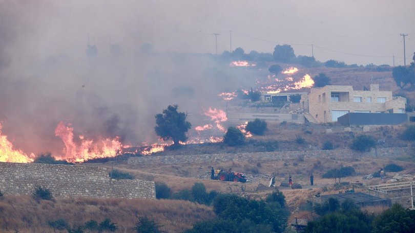 Three Greek firefighters have died as wildfires ravage southern Europe. 