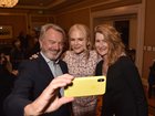 Sam Neill, Nicole Kidman and Laura Dern pictured together in 2019.