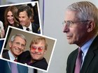 The intimate thoughts of Dr Anthony Fauci, the infectious diseases expert who led the US through COVID, have been laid bare after his pandemic diary was released by Republican adversaries. Pictured inset with Julia Roberts (above) and Sir Elton John (below).