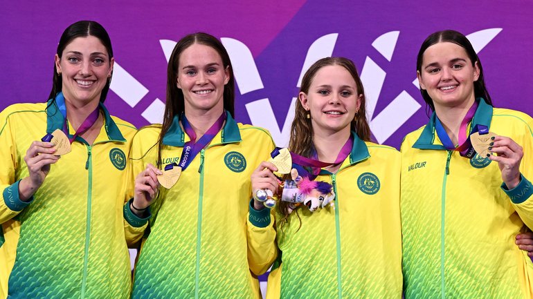 Our Aussie athletes cleaned up in the pool at the Commonwealth Games.