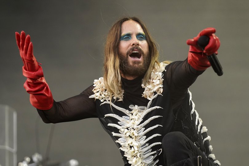 Thirty Seconds to Mars at Lollapalooza in 2023. 