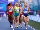 Jessica Hull cruised through the one mile heat. 