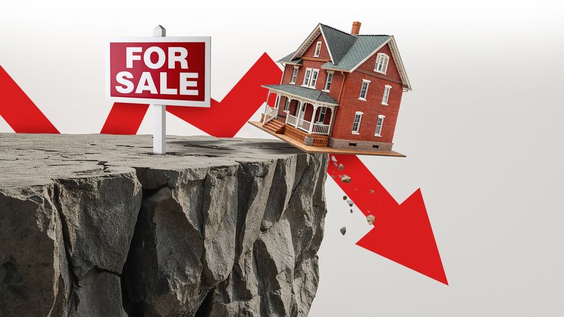 A 15 per cent drop in home mortgage applications, driven by Budget changes to the tax system, portends further falls in property prices.