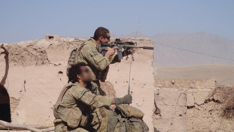 Commando Bram Connolly in Mirabad Valley, Afghanistan, in 2008. Source: Bram Connolly Bram Connolly