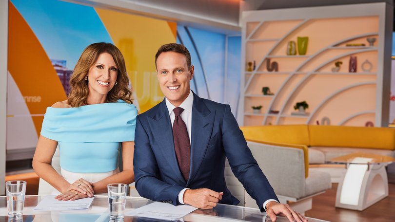 Natalie Barr and Matt Shirvington on Sunrise.