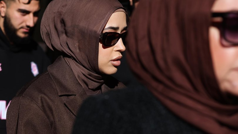 Former Bankstown nurse Sarah Abu Lebdeh has pleaded not guilty to using a carriage service to menace, harass or offend and threatening violence to a group. Picture: NewsWire / Gaye Gerard