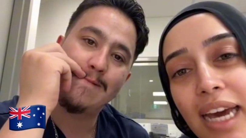 Sarah Abu Lebdeh and Ahmad Rashad Nadir made global headlines when they were recorded allegedly threatening violence against Israeli patients. NewsWire