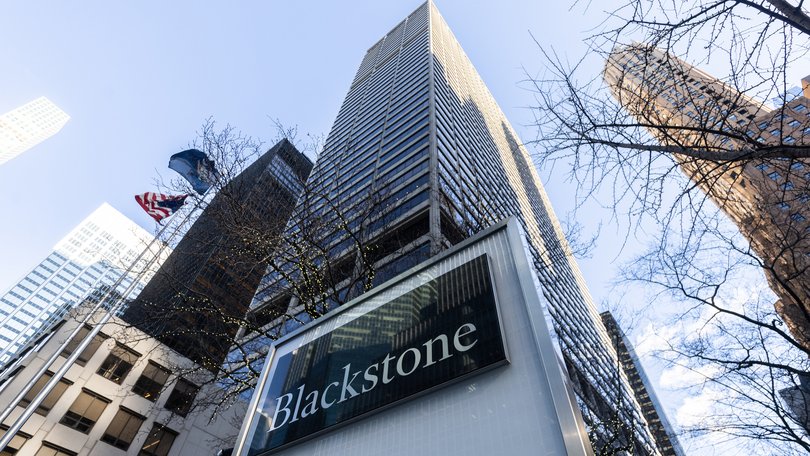 he Blackstone headquarters in New York, US.