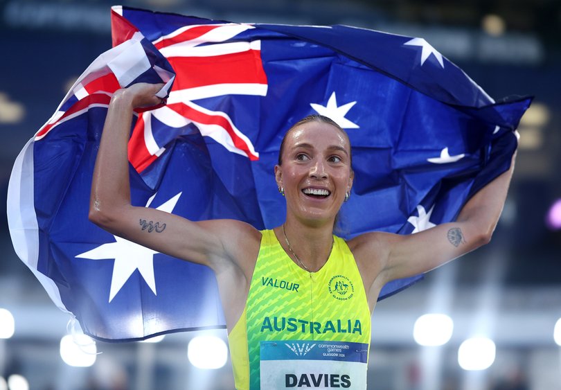 Gold medalist Rose Davies of Team Australia.