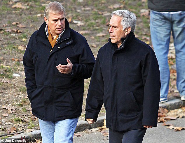 Andrew Mountbatten-Windsor and convicted pedophile Jeffrey Epstein