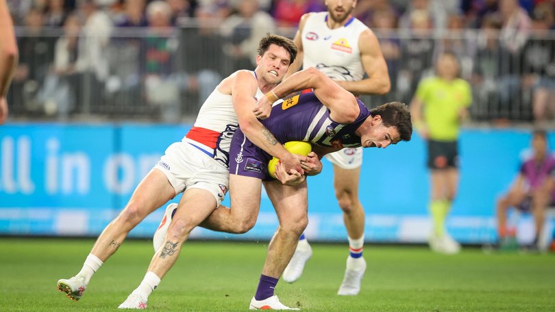 Andrew Brayshaw is tackled