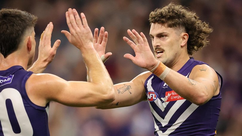 Luke Jackson celebrates