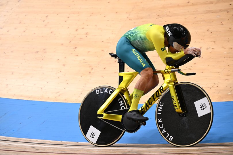 Oliver Bleddyn broke the games record in his ride.