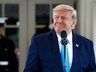 US President Donald Trump during an announcement on the Freedom Haulers initiative at the White House in Washington, DC, US, on Thursday, July 30, 2026. The Freedom Haulers initiative seeks to assist military veterans transition into commercial truck drivers. Photographer: Jim Lo Scalzo/EPA/Bloomberg