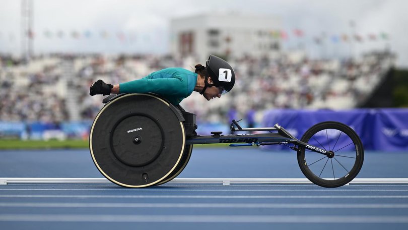 Eliza Ault-Connell has won a medal after her successful protest enraged England's chef de mission. (Joel Carrett/AAP PHOTOS)