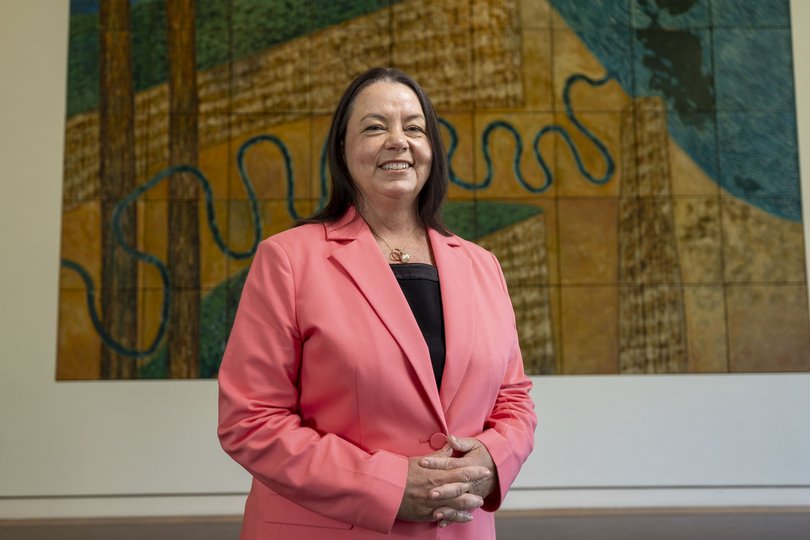 Minister for Resources and Northern Australia Madeleine King portrait in Parliament House in Canberra.